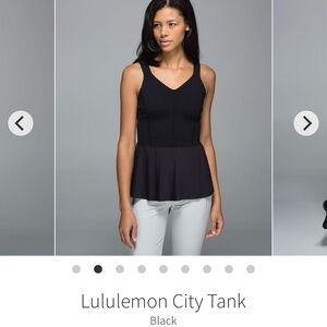 Lululemon Black City Tank